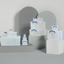 Really Useful Storage Box - Clear - 64L -Home Furnishing Series Store 12804045 5474942263892842
