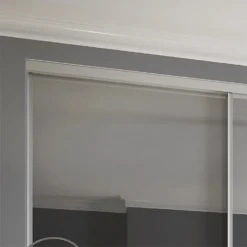 Duo Sliding Wardrobe Door Mirror With Aluminium Frame (W)762mm 9 Duo Sliding Wardrobe Door Mirror With Aluminium Frame (W)762mm -Home Furnishing Series Store 12807034 1274843069629882