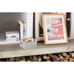Curver My Style Small Rectangular Plastic Storage Basket - Grey - 4L 10 Curver My Style Small Rectangular Plastic Storage Basket - Grey - 4L -Home Furnishing Series Store 12814407 6644832987203935