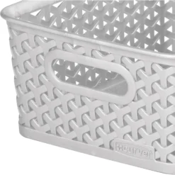 Curver My Style Small Rectangular Plastic Storage Basket - Grey - 4L 13 Curver My Style Small Rectangular Plastic Storage Basket - Grey - 4L -Home Furnishing Series Store 12814407 9424832987316555