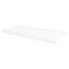 Wire Shelf Back- White - 667x350mm
