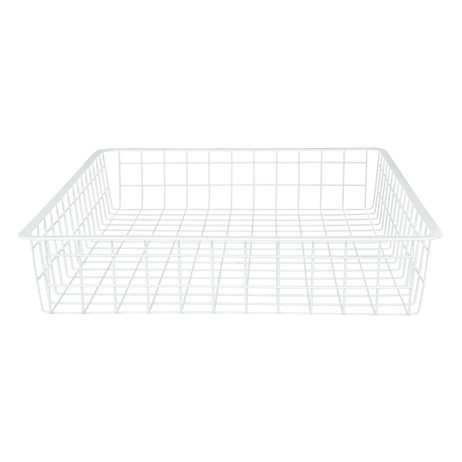 Wire 1 Runner Basket - White - 85mm 3 Wire 1 Runner Basket - White - 85mm