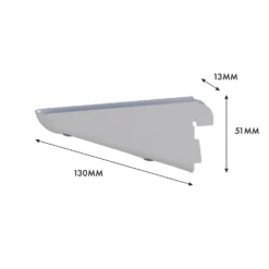 None Double Slot Bracket - White -120mm 9 None Double Slot Bracket - White -120mm -Home Furnishing Series Store 12815728 5045034583466115
