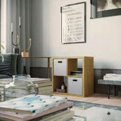 Clever Cube Fabric Insert - Woven Silver 8 Clever Cube Fabric Insert - Woven Silver -Home Furnishing Series Store 12816126 6534929107265912