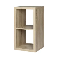 Clever Cube 2x1 Storage Unit - Oak