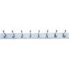 8 Heavy Duty Chrome Hat And Coat Hooks On White Board -Home Furnishing Series Store 12817380 3374831943292204
