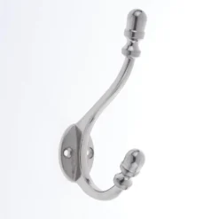 Antique Deco Hook - Satin Nickel