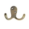 Basic Double Robe Hook - Antique Brass -Home Furnishing Series Store 12817521 6504840987560057