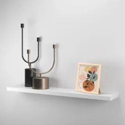 Floating Shelf - White Matt -1200 X 240 X 38mm -Home Furnishing Series Store 12817720 1144887326021376