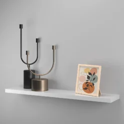 Floating Shelf - White Gloss - 1200 X 240 X 38mm -Home Furnishing Series Store 12817808 8154876425313290