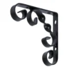 None Scroll Bracket - Black - 100x100mm