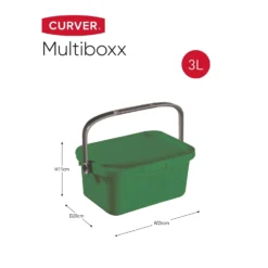 Curver Multiboxx Plastic Multi-purpose Storage Box - Green - 3L 13 Curver Multiboxx Plastic Multi-purpose Storage Box - Green - 3L -Home Furnishing Series Store 12820962 1044833171226734