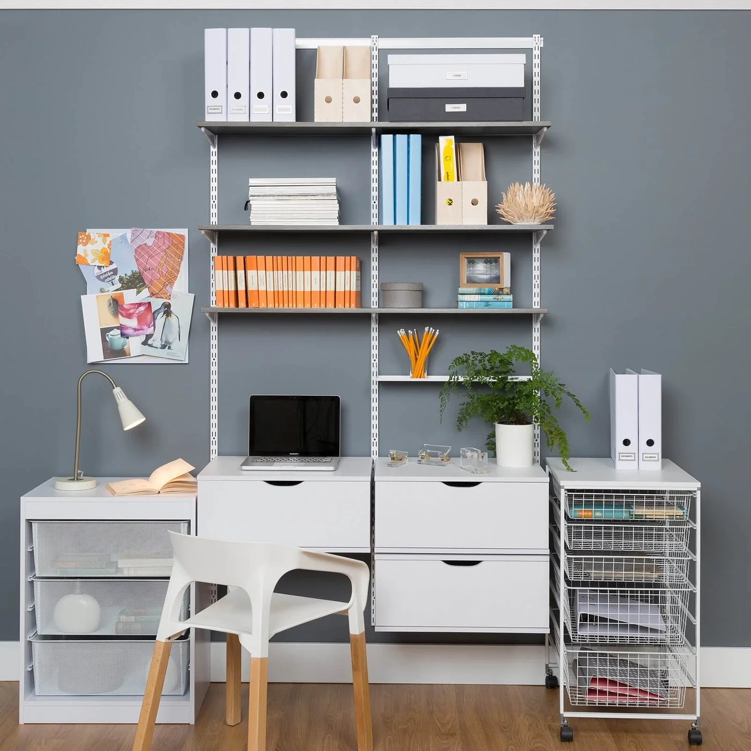 Shelf Grey Oak 900x16x200mm 5 Shelf Grey Oak 900x16x200mm - Image 3