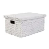 Large Water Hyacinth Storage Box - White Washed -Home Furnishing Series Store 12823514 2074831944528987