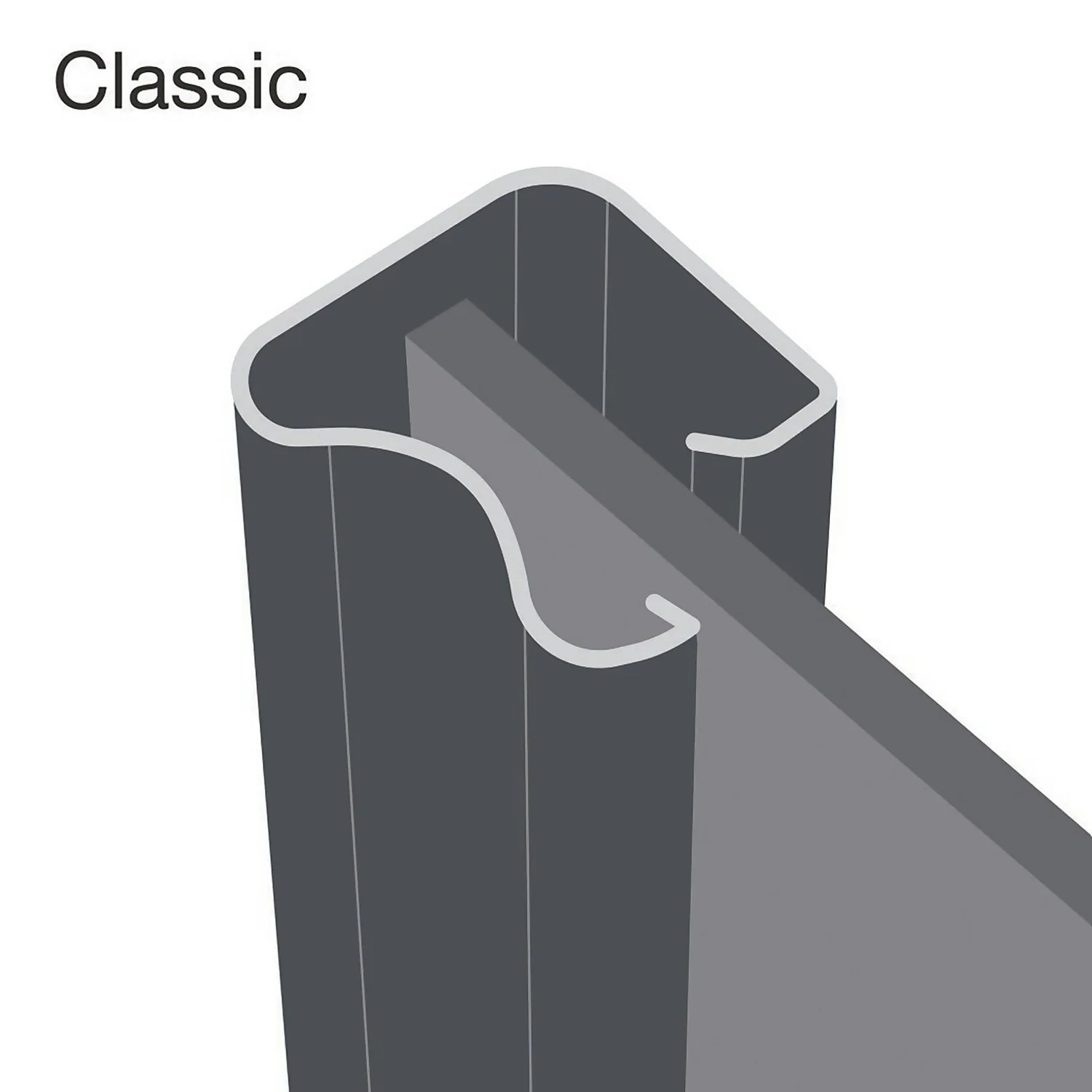 Classic Sliding Wardrobe Door Mirror With Silver Frame (W)610mm 5 Classic Sliding Wardrobe Door Mirror With Silver Frame (W)610mm - Image 3