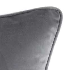 None Large Plain Velvet Cushion - Light Grey - 58x58cm 9 None Large Plain Velvet Cushion - Light Grey - 58x58cm -Home Furnishing Series Store 12827086 8684832958770097