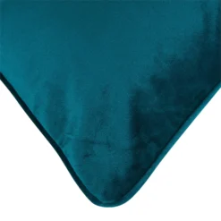 None Large Plain Velvet Cushion - Teal - 58x58cm -Home Furnishing Series Store 12827087 3664832958392208