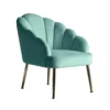 Sophia Scallop Occasional Chair - Duck Egg Blue -Home Furnishing Series Store 12834895 7614831943383443