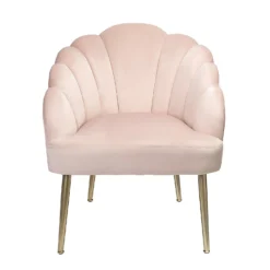 Sophia Scallop Occasional Chair - Blush -Home Furnishing Series Store 12836665 1384861201622424