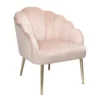 Sophia Scallop Occasional Chair - Blush -Home Furnishing Series Store 12836665 1624861201584477