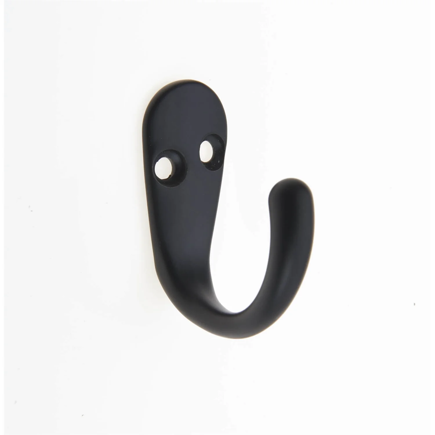 Basic Single Robe Hook - Matt Black 3 Basic Single Robe Hook - Matt Black