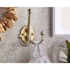 Oval Tri Hook - Antique Brass -Home Furnishing Series Store 12839037 1894995166004241