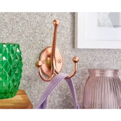 Oval Tri Hook - Brushed Copper -Home Furnishing Series Store 12839043 2694995166037052