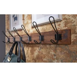 6 Black Wire Hook On Antique Board -Home Furnishing Series Store 12839326 2034845859911795