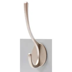 4 Victorian Satin Nickel Hooks On Dove Bloc Board -Home Furnishing Series Store 12839448 1164964414545968