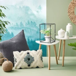 None Tufted Geometric Cushion - Olive - 30x50cm -Home Furnishing Series Store 12839775 8294832958481593