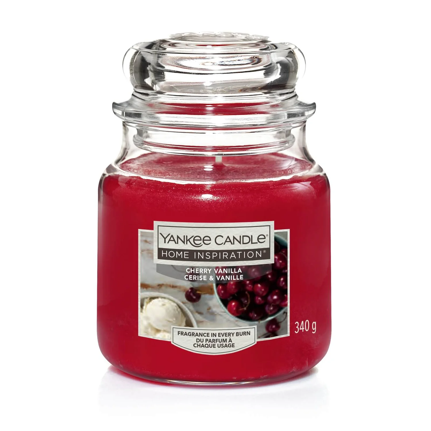 Yankee Candle Home Inspiration Scented Candle - Medium Jar - Cherry Vanilla 3 Yankee Candle Home Inspiration Scented Candle - Medium Jar - Cherry Vanilla