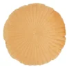 None Round Velvet Cushion - Ochre - 45cm -Home Furnishing Series Store 12842181 1644831909661997