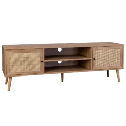 Kubu Rattan Wide TV Stand