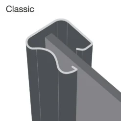 Classic Sliding Wardrobe Door Mirror With Oak Frame (W)610mm -Home Furnishing Series Store 12845415 7364986134116191