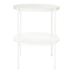 Solna Terrazo Side Table - White 11 Solna Terrazo Side Table - White -Home Furnishing Series Store 12876028 1984886270350092