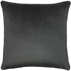 Bee Embroidered Velvet Cushion - Charcoal -Home Furnishing Series Store 12878465 3454895116730196