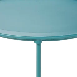Folding Side Table Dark Teal -Home Furnishing Series Store 12879006 2084888469412858