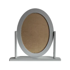 Oval Dressing Table Mirror - Grey -Home Furnishing Series Store 12879286 3574863710536602