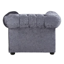 Chesterfield Crushed Velvet Armchair - Petrol Blue -Home Furnishing Series Store 12882324 1234843612967241