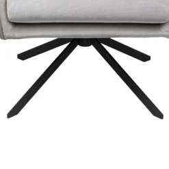 Pia Pleat Swivel Chair - Silver -Home Furnishing Series Store 12882871 1334887373193112