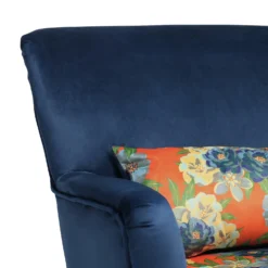 Flora Print Seat Armchair -Home Furnishing Series Store 12882872 6624885834466622