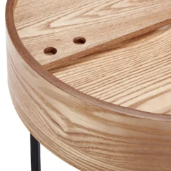 House Beautiful Halo Wood Side Table -Home Furnishing Series Store 12886093 1264862228145522