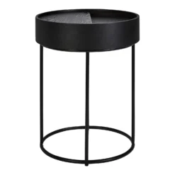House Beautiful Halo Black Ash Side Table -Home Furnishing Series Store 12886103 8714862228013279