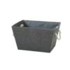 Grey Herringbone Medium Storage Basket -Home Furnishing Series Store 12886594 1754857031446474