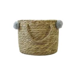 Natural Rush Basket With Handles -Home Furnishing Series Store 12886600 1614857031612578