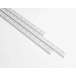Anti-bacterial Twin Slot Shelving Kit - 1219mm White Twinslot And 120mm Brackets - White