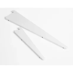 Anti-bacterial Twin Slot Shelving Kit - 1600mm White Twinslot And 270mm Brackets - White -Home Furnishing Series Store 12888876 1974843290934791