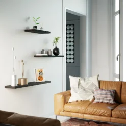 Flexi Storage Decorative Shelving Floating Shelf Black Oak 900x38x240mm 9 Flexi Storage Decorative Shelving Floating Shelf Black Oak 900x38x240mm -Home Furnishing Series Store 12889895 1394885494928821