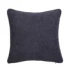 None Corduroy Cushion - 43x43cm - Charcoal -Home Furnishing Series Store 12891728 7604880596328379