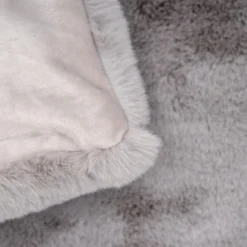 None Faux Fur Rabbit Throw - 125x160cm - Vapour -Home Furnishing Series Store 12892413 8034869708988281
